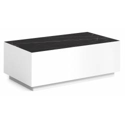 Kavos staliukas SIROM 100x55 pietra grigia/ baltas