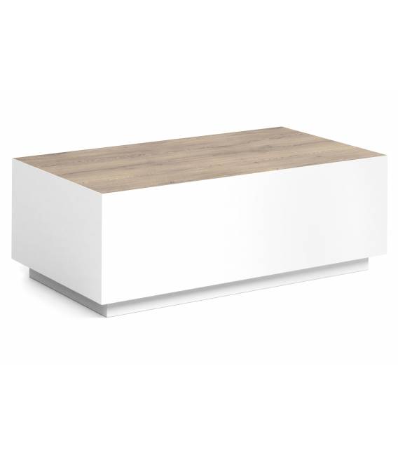 Kavos staliukas SIROM 100x55 teracotta/ baltas