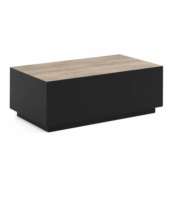 Kavos staliukas SIROM 100x55 sonoma/ juodas