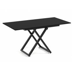 Transformuojamas kavos staliukas LARIA 120(158)x80 juodas
