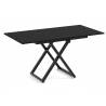 Transformuojamas kavos staliukas LARIA 120(158)x80 juodas
