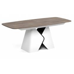 Išskleidžiamas stalas PRIMA 180(270)x90 cremona/ baltos kojos