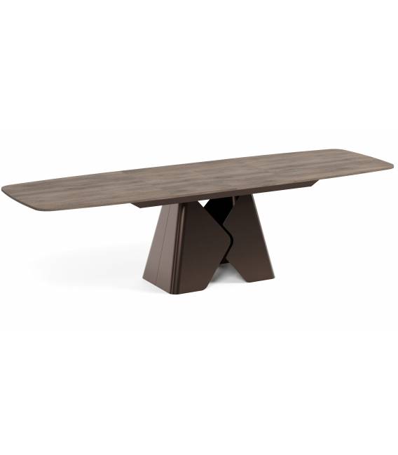 Išskleidžiamas stalas PRIMA 180(270)x90 cannolo/ rudos kojos