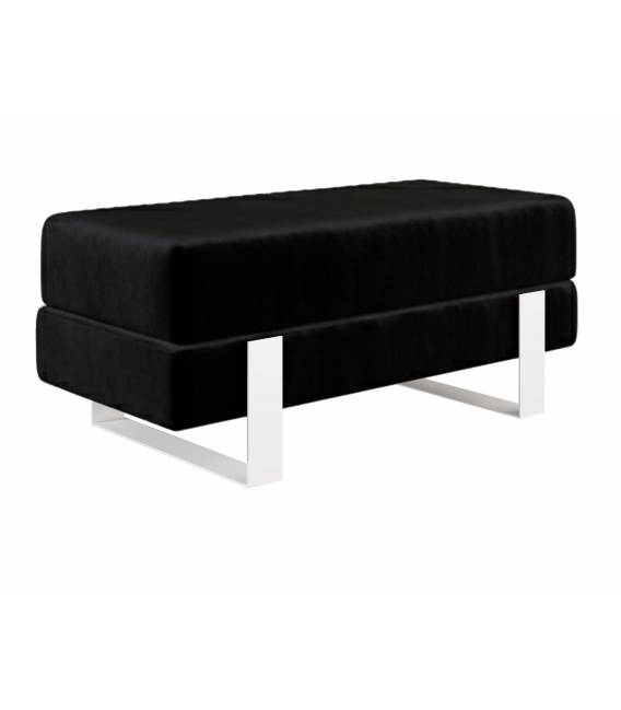 Suoliukas DEVELI 100x35 juodas/ baltos kojos