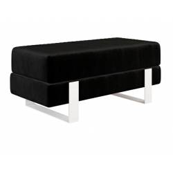 Suoliukas DEVELI 100x35 juodas/ baltos kojos