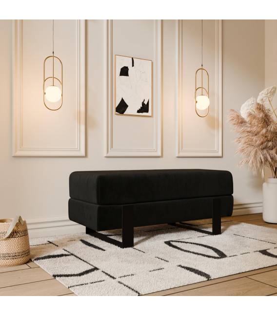 Suoliukas DEVELI 100x35 juodas/ juodos kojos