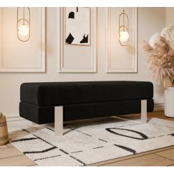 Suoliukas DEVELI 80x35 juodas/ kašmyro kojos