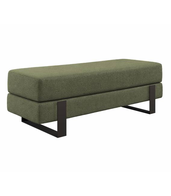 Suoliukas DEVELI 100x35 žalias/ juodos kojos