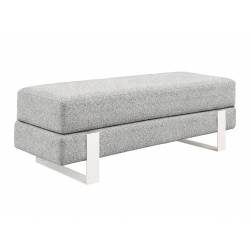 Suoliukas DEVELI 100x35 pilkas/ baltos kojos