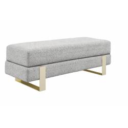 Suoliukas DEVELI 80x35 pilkas/ auksinės kojos