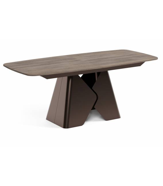 Išskleidžiamas stalas PRIMA 200(290)x90 cannolo/ rudos kojos