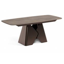 Išskleidžiamas stalas PRIMA 200(290)x90 cannolo/ rudos kojos