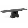 Išskleidžiamas stalas PRIMA 180(270)x90 antracite/ juodos kojos
