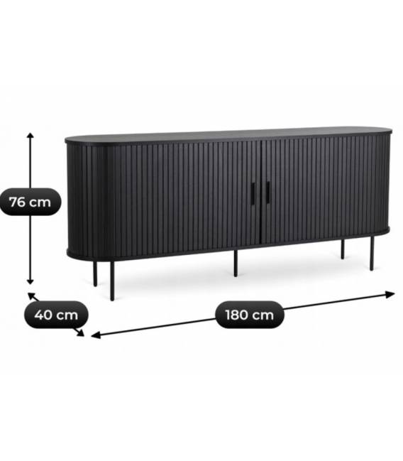 Komoda SHIRI 180x40 juoda