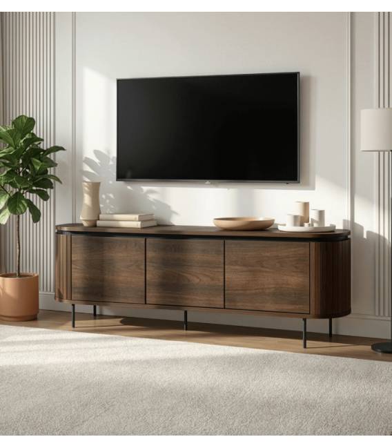 TV spintelė KERI 160x40 ruda