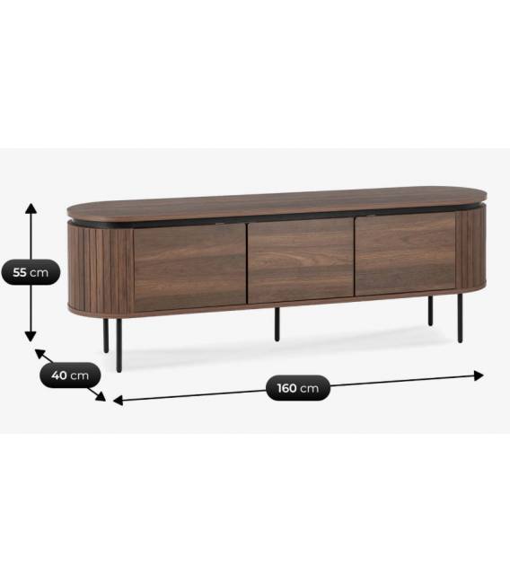 TV spintelė KERI 160x40 ruda