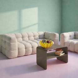 Kavos staliukas LOUNGE 37x58 rudas