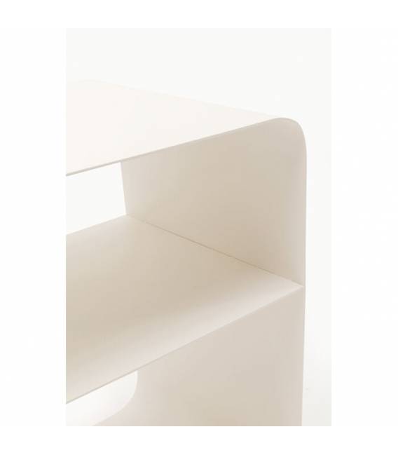 Šoninis staliukas LOUNGE 33x38 kreminis