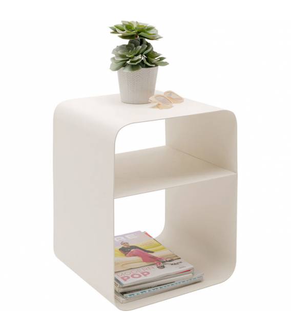 Šoninis staliukas LOUNGE 33x38 kreminis