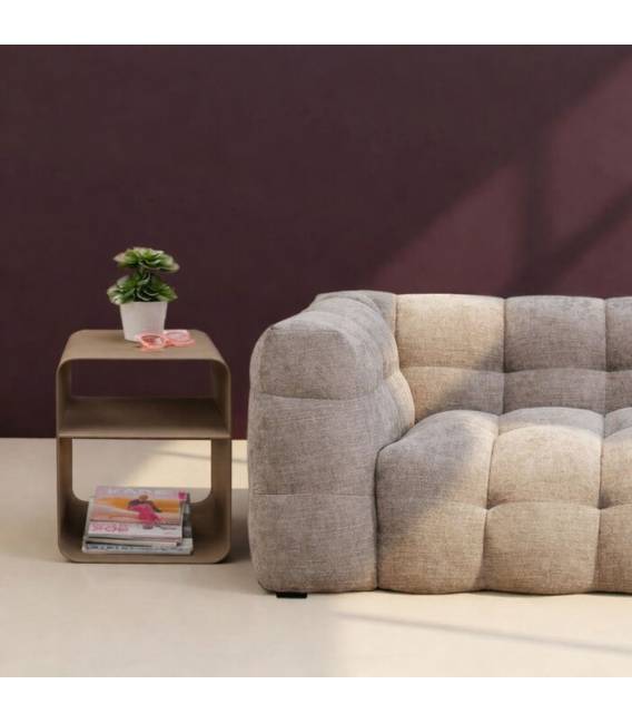 Šoninis staliukas LOUNGE 33x38 rudas