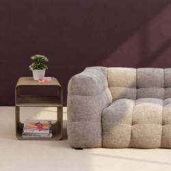 Šoninis staliukas LOUNGE 33x38 rudas