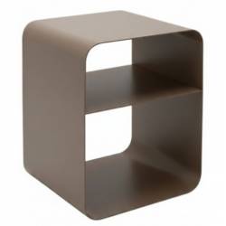 Šoninis staliukas LOUNGE 33x38 rudas