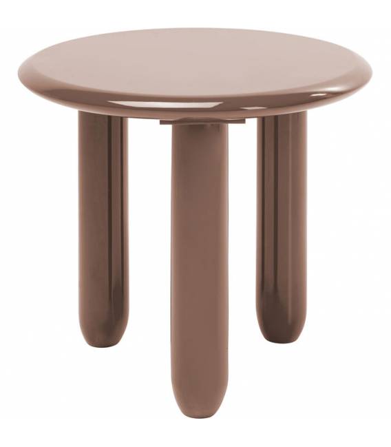 Šoninis staliukas ELIANO Ø50 rudas