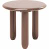 Šoninis staliukas ELIANO Ø50 rudas