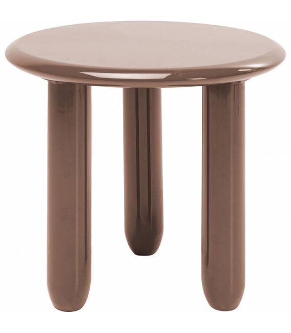 Šoninis staliukas ELIANO Ø50 rudas