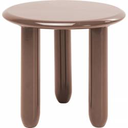 Šoninis staliukas ELIANO Ø50 rudas