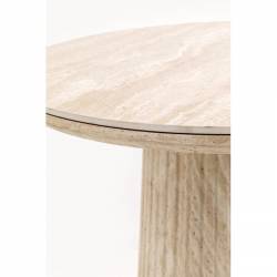 Šoninis staliukas ALMA Ø50 smėlio