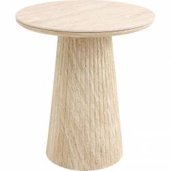 Šoninis staliukas ALMA Ø50 smėlio