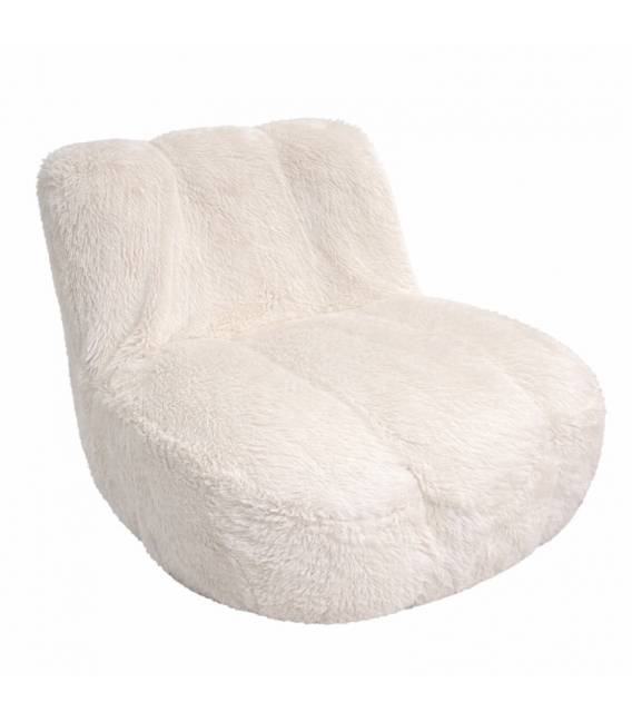 Fotelis TED baltas/ pilkšvas