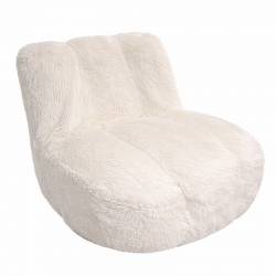 Fotelis TED baltas/ pilkšvas