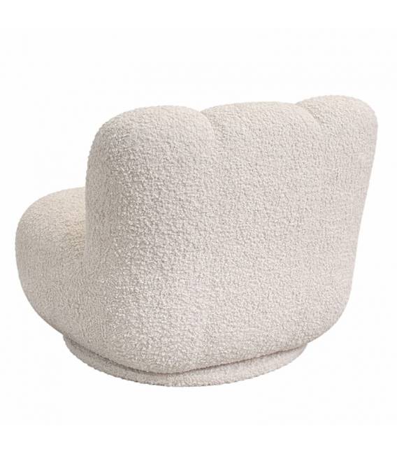 Fotelis TED baltas/ pilkšvas