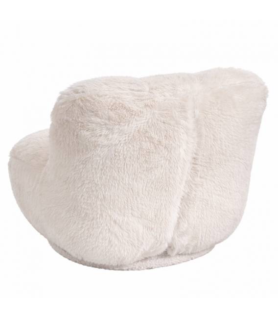 Fotelis TED baltas/ pilkšvas