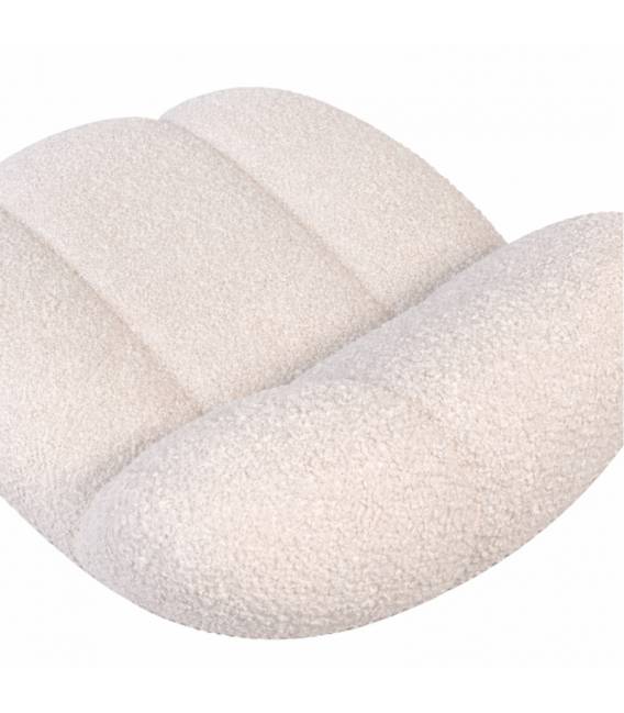 Fotelis TED baltas/ pilkšvas