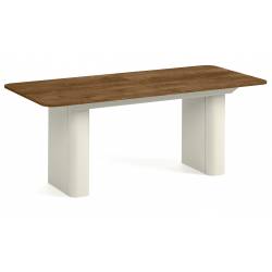 Išskleidžiamas stalas HOMER 180(276)x90 lefkas/ smėlio kojos