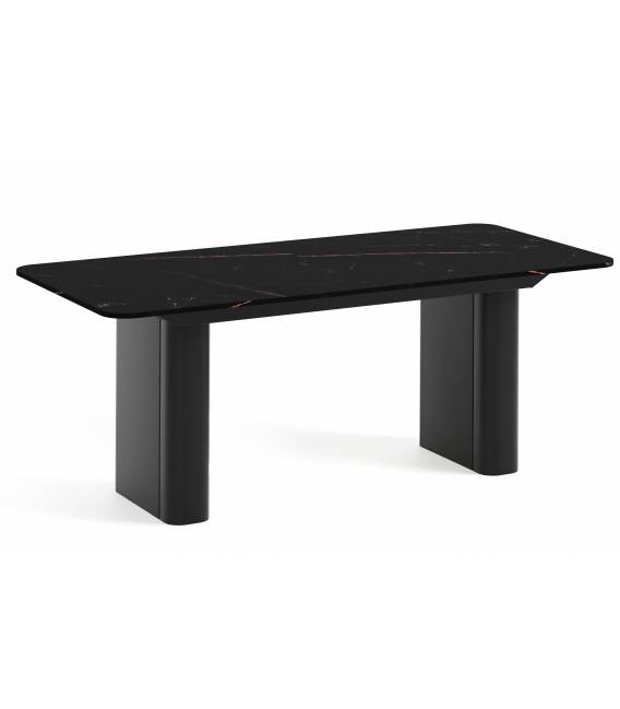 Išskleidžiamas stalas HOMER 200(296)x90 san sebastian/ juodos kojos