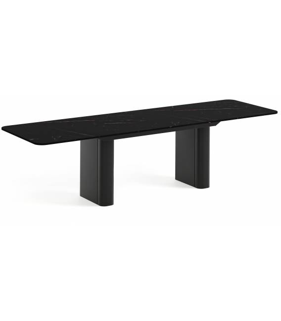 Išskleidžiamas stalas HOMER 180(276)x90 san sebastian/ juodos kojos