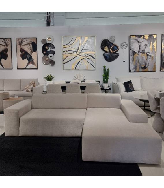 Minkštas kampas SUEZ 266x188 beige