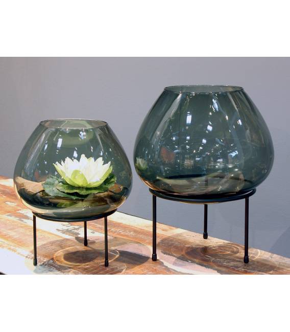 Dekoracija VITU Ø26 juodas stiklas