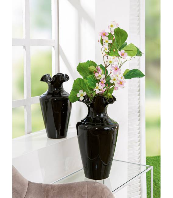 Vaza IRINA Ø17x33h juoda