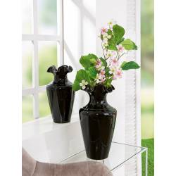 Vaza IRINA Ø17x33h juoda