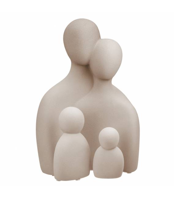 Dekoracija FAMILLE 12x17 pilka