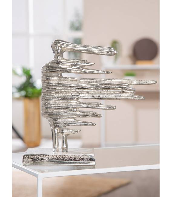 Dekoracija VERWEHUNG 10x27 sidabrinė