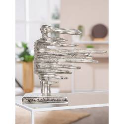 Dekoracija VERWEHUNG 10x27 sidabrinė