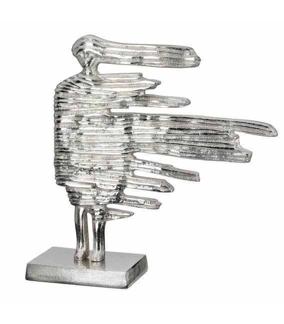 Dekoracija VERWEHUNG 10x27 sidabrinė