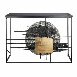 Konsolė METEOR 37x109 juoda/auksinė