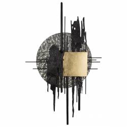 Dekoracija METEOR 10x180 juoda/auksinė